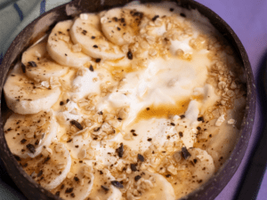 Schneller Bananen Quark Lukas Grett Foodblog