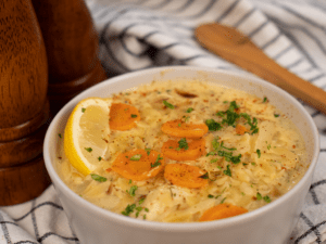 Griechische Hähnchen-Zitronen-Suppe Foodblog Lukas Grett