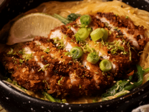 Malaysische Laksa mit krossem Katsu Foodblog Lukas Grett