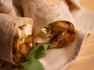 Mexikanische Kartoffel Wraps