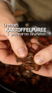 Cremiges Kartoffelpüree mit zart geschmorten Rindfleisch @lukasgrett