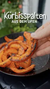 Karamellisierte Kürbisspalten mit Ahornsirup & Rosmarin Lukas Grett