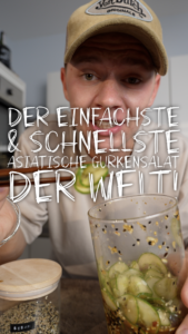 Asiatischer Shake-Gurken-Salat Lukas Grett